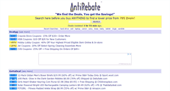 Desktop Screenshot of antirebate.com